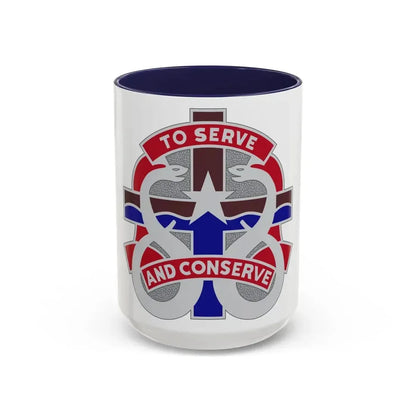 18 Field Hospital (U.S. Army) Accent Coffee Mug 15oz Navy - Go Mug Yourself