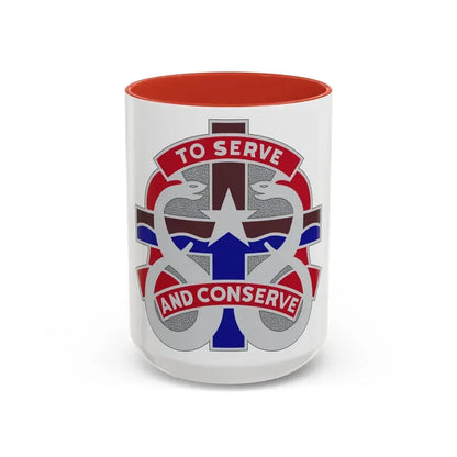 18 Field Hospital (U.S. Army) Accent Coffee Mug 15oz Red - Go Mug Yourself