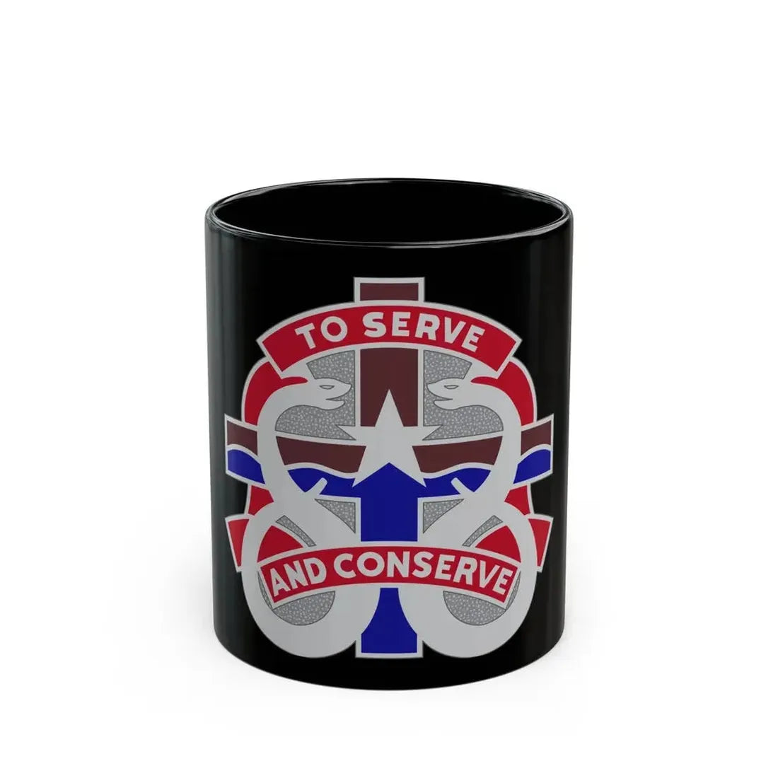 18 Field Hospital (U.S. Army) Black Coffee Mug 11oz - Go Mug Yourself