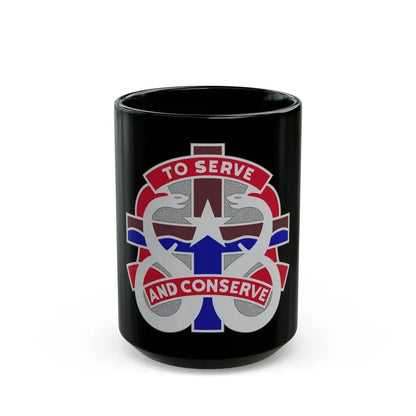 18 Field Hospital (U.S. Army) Black Coffee Mug 15oz - Go Mug Yourself