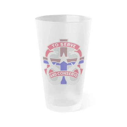 18 Field Hospital (U.S. Army) Frosted Pint Glass 16oz Default Title - Go Mug Yourself