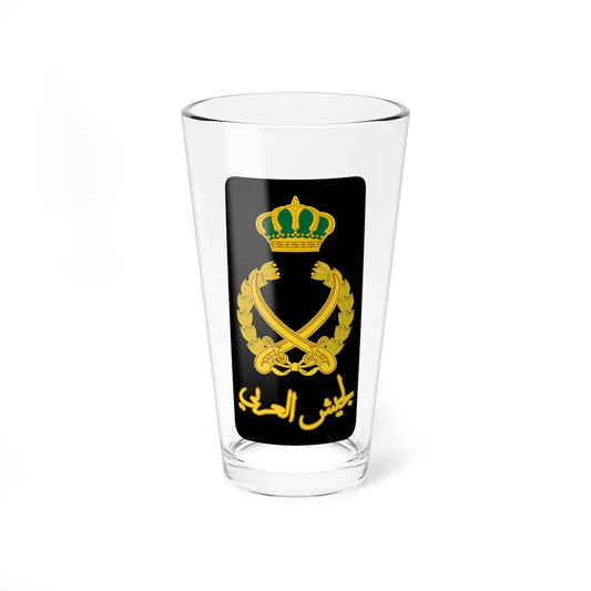 18. JLF FM (Jordan) (Military Rank) Pint Glass 16oz 16oz - Go Mug Yourself