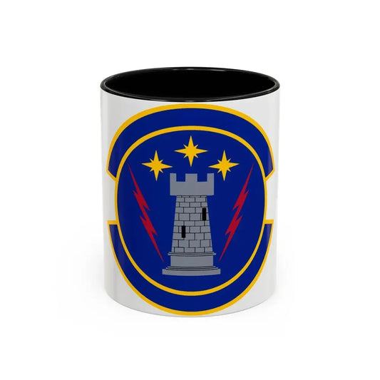 18 Maintenance Operations Squadron PACAF (U.S. Air Force) Accent Coffee Mug 11oz Black - Go Mug Yourself
