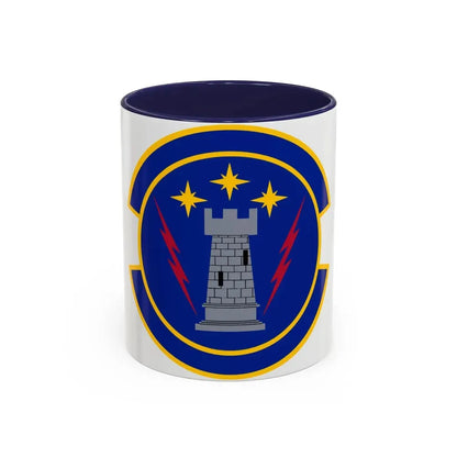 18 Maintenance Operations Squadron PACAF (U.S. Air Force) Accent Coffee Mug 11oz Navy - Go Mug Yourself