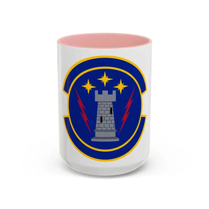 18 Maintenance Operations Squadron PACAF (U.S. Air Force) Accent Coffee Mug 15oz Pink - Go Mug Yourself