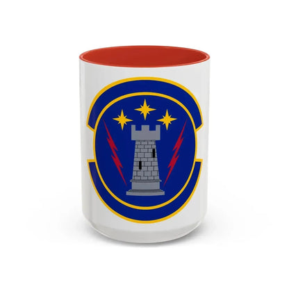 18 Maintenance Operations Squadron PACAF (U.S. Air Force) Accent Coffee Mug 15oz Red - Go Mug Yourself
