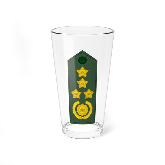 18. Myanmar Army SGEN (Myanmar) (Military Rank) Pint Glass 16oz 16oz - Go Mug Yourself