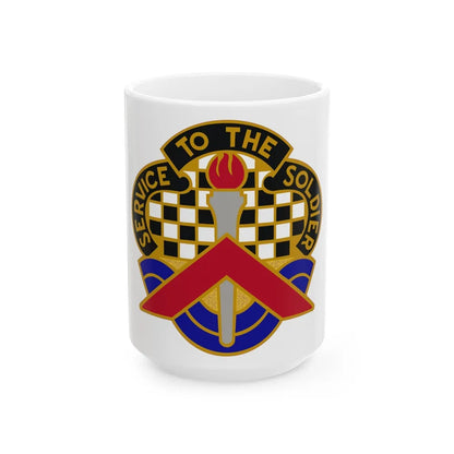 18 Personnel Services Battalion (U.S. Army) White Coffee Mug-15oz-Go Mug Yourself