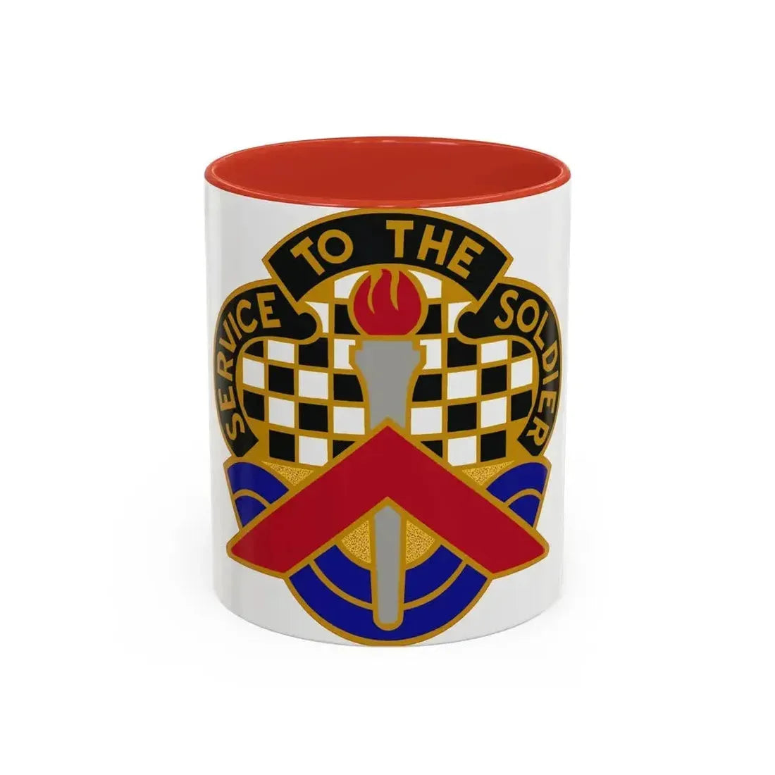 18 Personnel Services Battalion (U.S. Army) Accent Coffee Mug 11oz Red - Go Mug Yourself