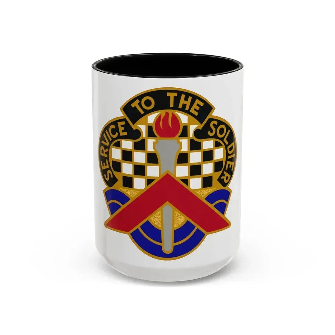 18 Personnel Services Battalion (U.S. Army) Accent Coffee Mug 15oz Black - Go Mug Yourself