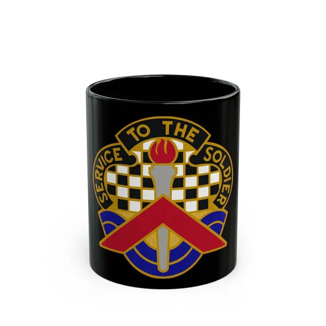 18 Personnel Services Battalion (U.S. Army) Black Coffee Mug 11oz - Go Mug Yourself