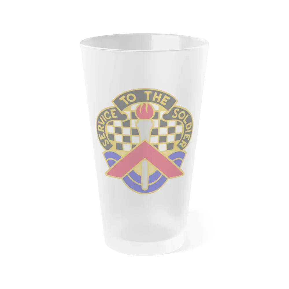 18 Personnel Services Battalion (U.S. Army) Frosted Pint Glass 16oz Default Title - Go Mug Yourself