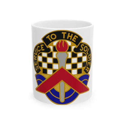 18 Personnel Services Battalion (U.S. Army) White Coffee Mug 11oz - Go Mug Yourself