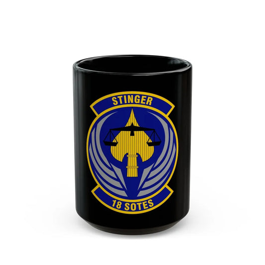 18 Special Operations Test and Evaluation Squadron AFSOC (U.S. Air Force) Black Coffee Mug-15oz-Go Mug Yourself