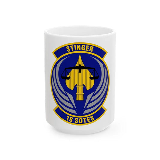 18 Special Operations Test and Evaluation Squadron AFSOC (U.S. Air Force) White Coffee Mug-15oz-Go Mug Yourself