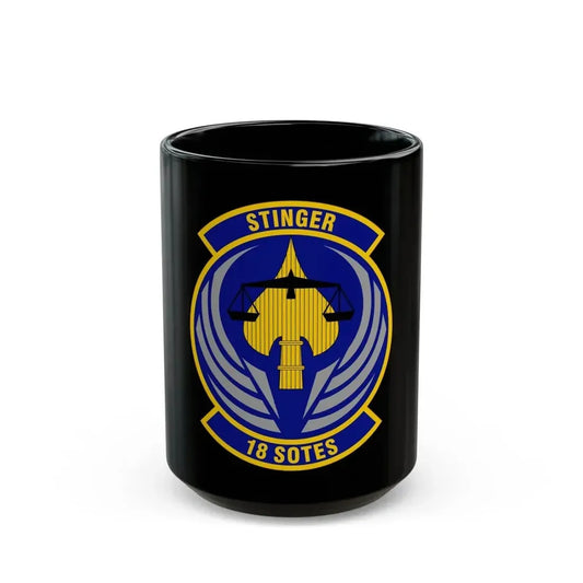 18 Special Operations Test and Evaluation Squadron AFSOC (U.S. Air Force) Black Coffee Mug 15oz - Go Mug Yourself
