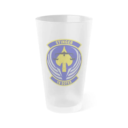 18 Special Operations Test and Evaluation Squadron AFSOC (U.S. Air Force) Frosted Pint Glass 16oz 16oz Frosted - Go Mug Yourself