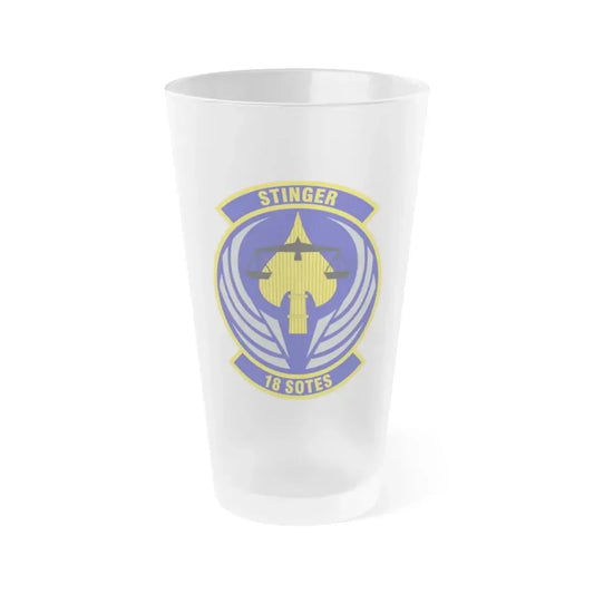 18 Special Operations Test and Evaluation Squadron AFSOC (U.S. Air Force) Frosted Pint Glass 16oz 16oz Frosted - Go Mug Yourself