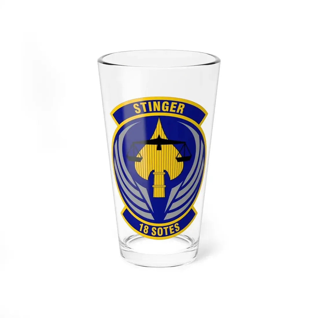 18 Special Operations Test and Evaluation Squadron AFSOC (U.S. Air Force) Pint Glass 16oz 16oz - Go Mug Yourself