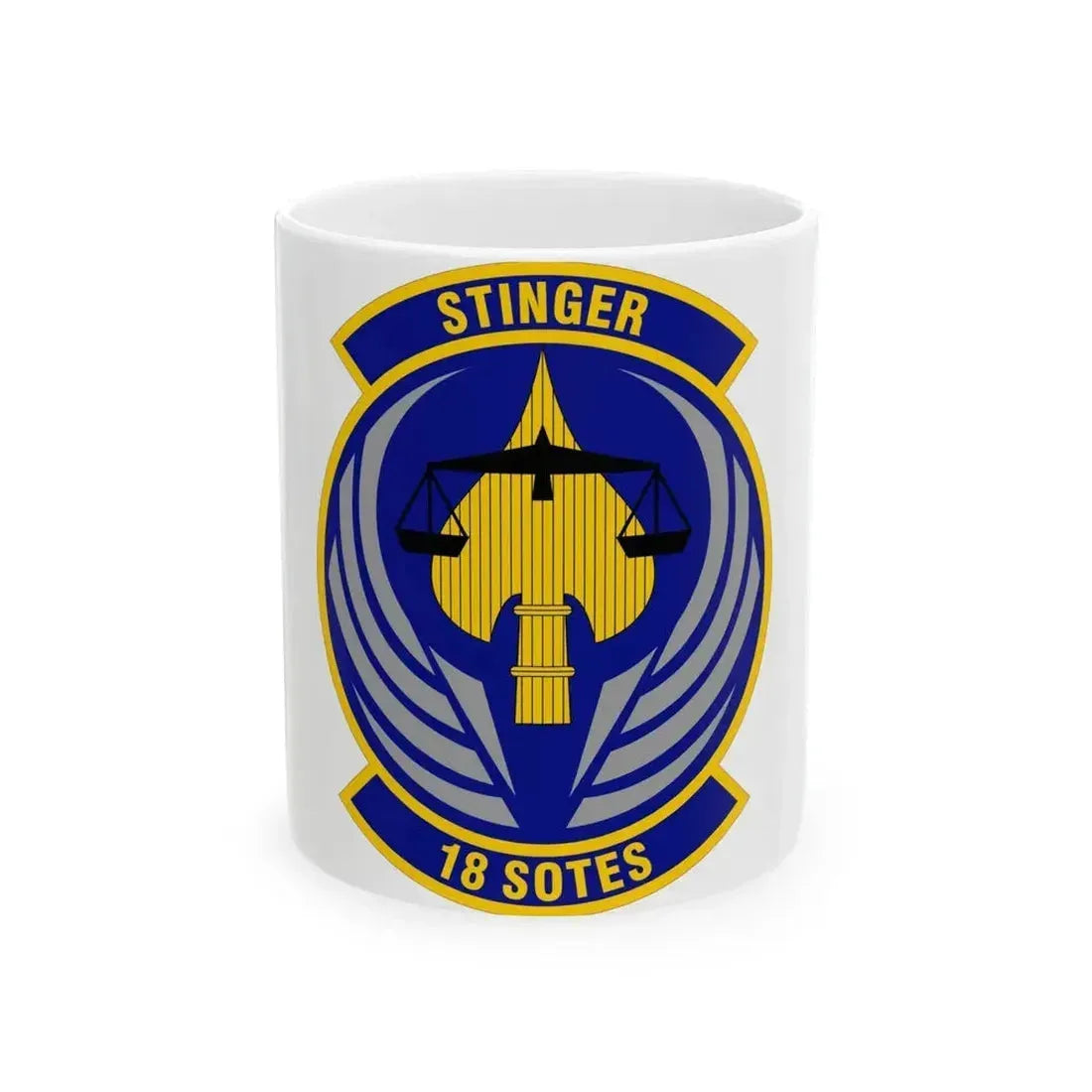 18 Special Operations Test and Evaluation Squadron AFSOC (U.S. Air Force) White Coffee Mug 11oz - Go Mug Yourself