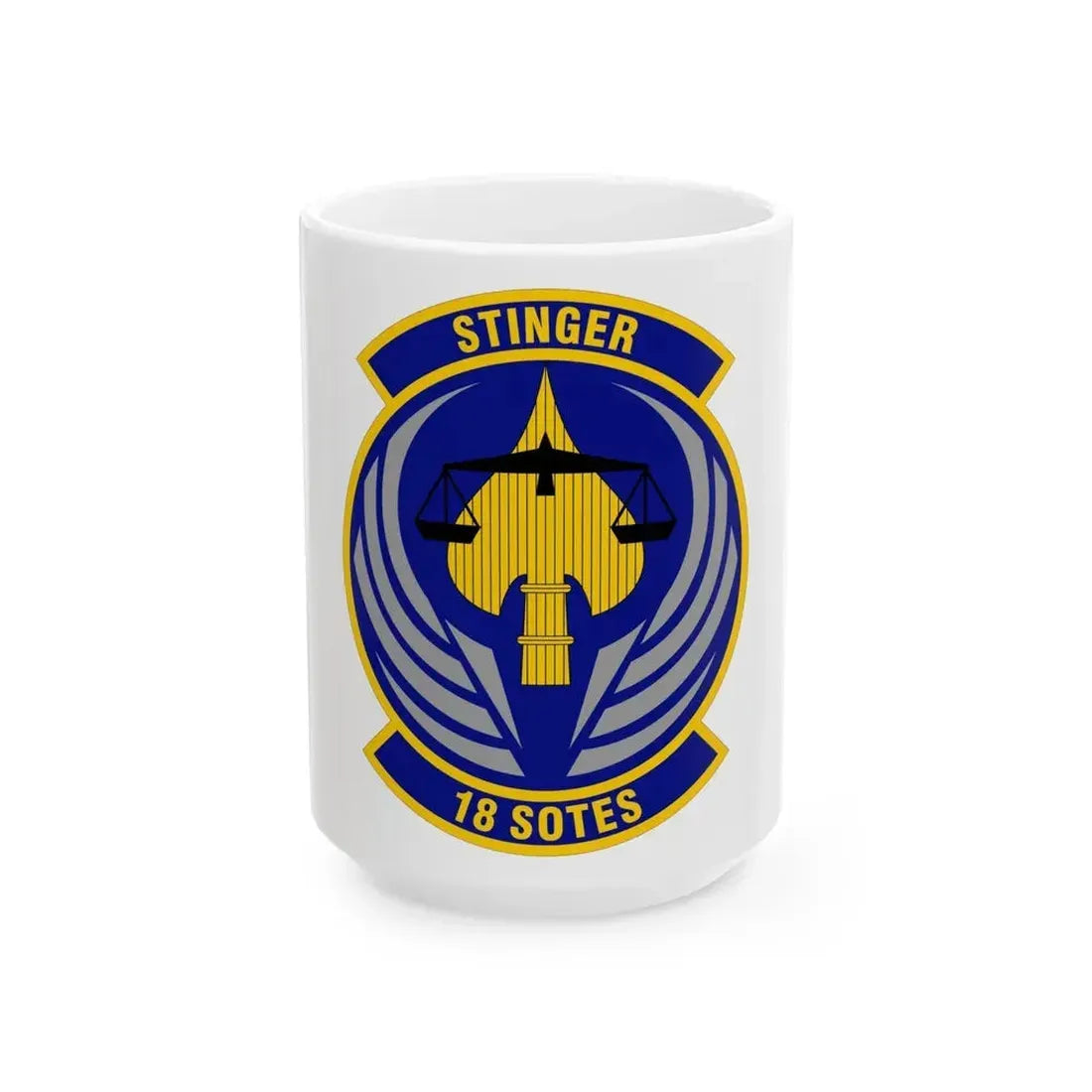 18 Special Operations Test and Evaluation Squadron AFSOC (U.S. Air Force) White Coffee Mug 15oz - Go Mug Yourself