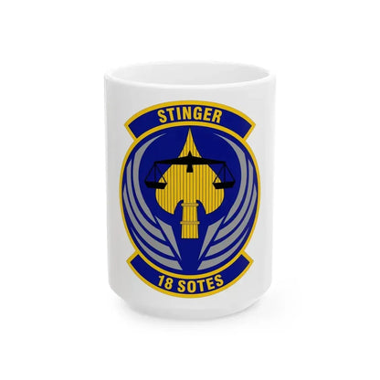 18 Special Operations Test and Evaluation Squadron AFSOC (U.S. Air Force) White Coffee Mug 15oz - Go Mug Yourself