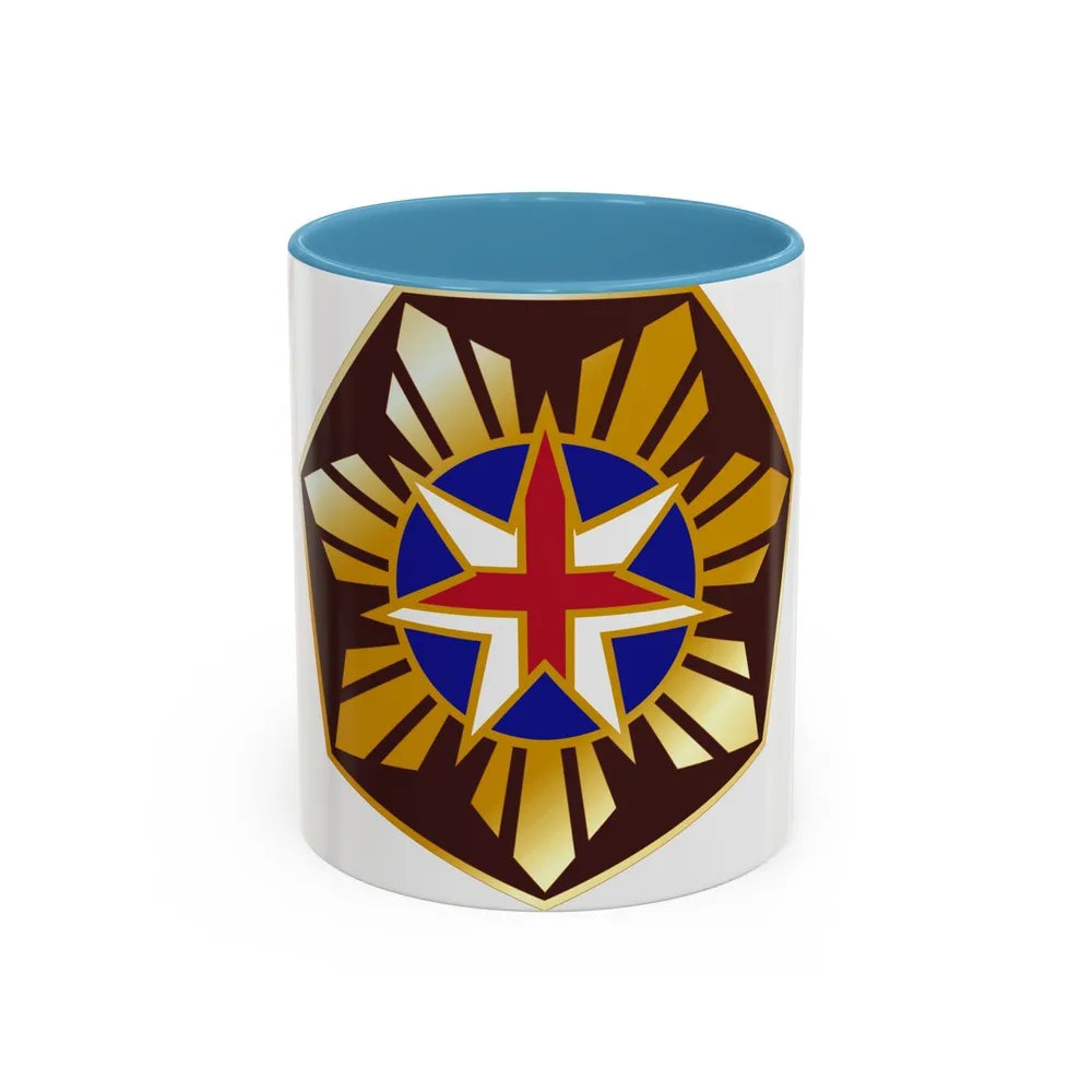 18 Surgical Hospital (U.S. Army) Accent Coffee Mug-11oz-Light Blue-Go Mug Yourself