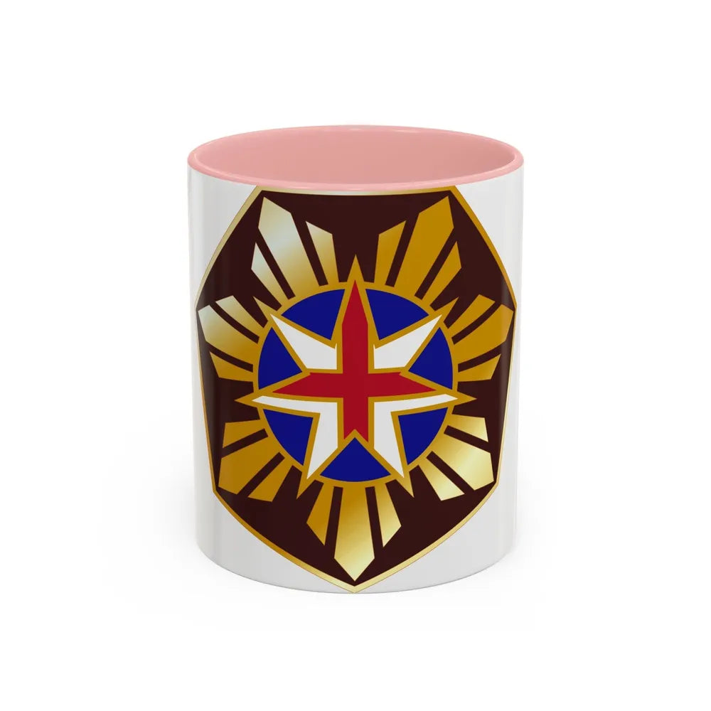 18 Surgical Hospital (U.S. Army) Accent Coffee Mug-11oz-Pink-Go Mug Yourself