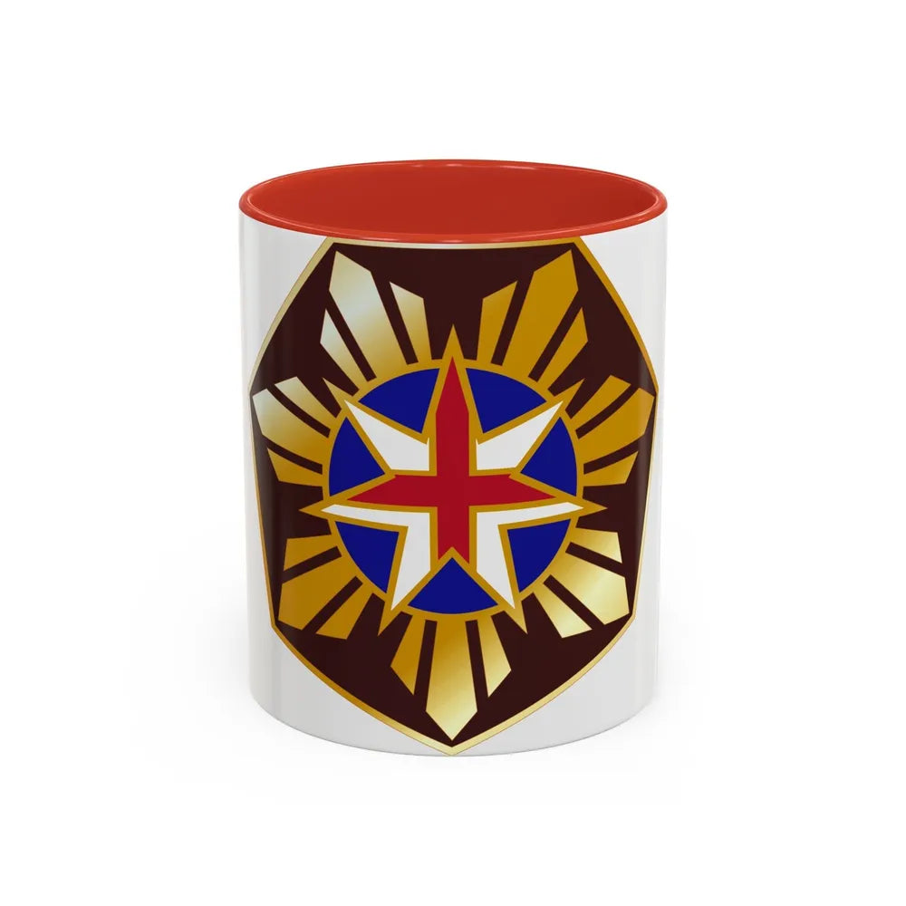 18 Surgical Hospital (U.S. Army) Accent Coffee Mug-11oz-Red-Go Mug Yourself