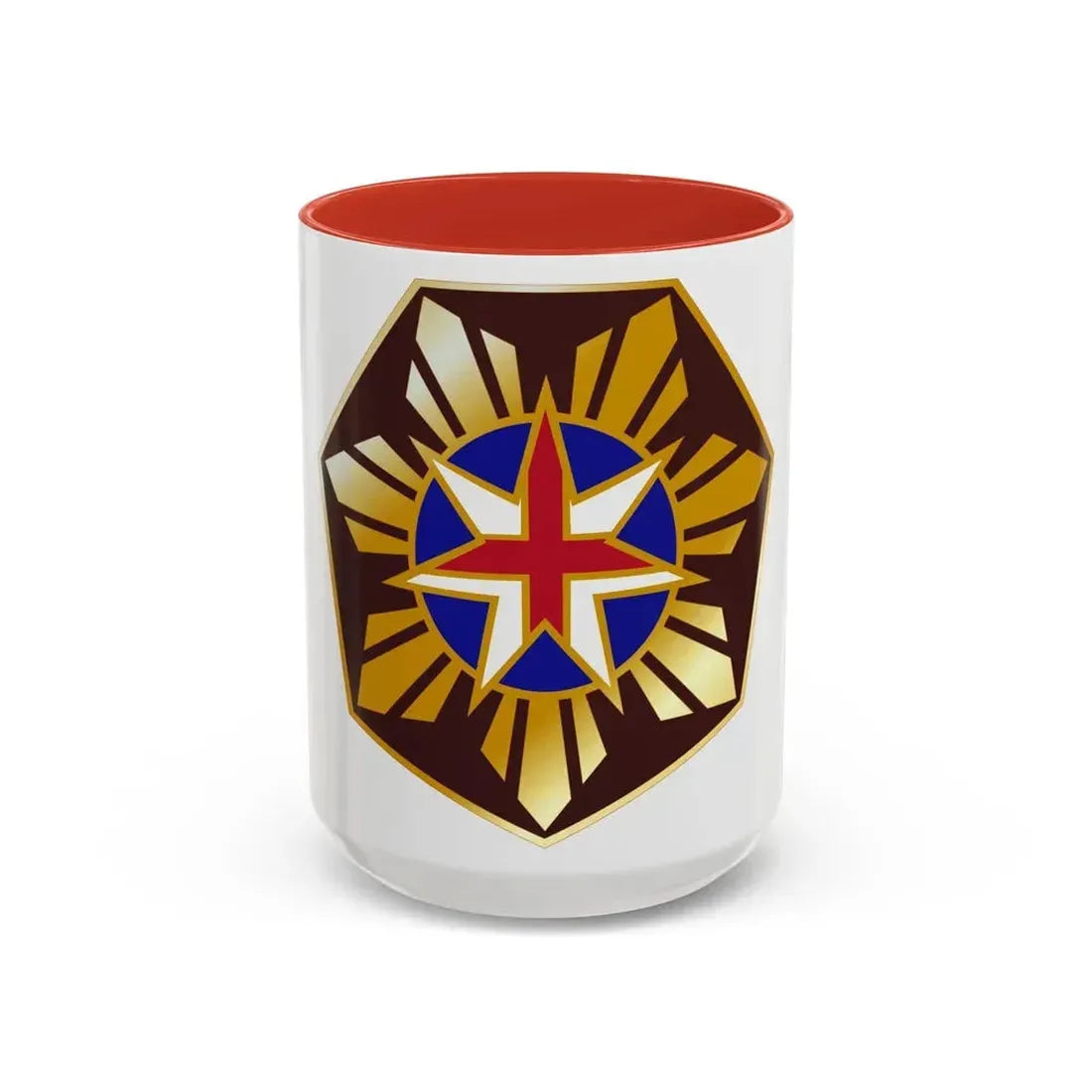 18 Surgical Hospital (U.S. Army) Accent Coffee Mug 15oz Red - Go Mug Yourself