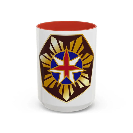 18 Surgical Hospital (U.S. Army) Accent Coffee Mug 15oz Red - Go Mug Yourself