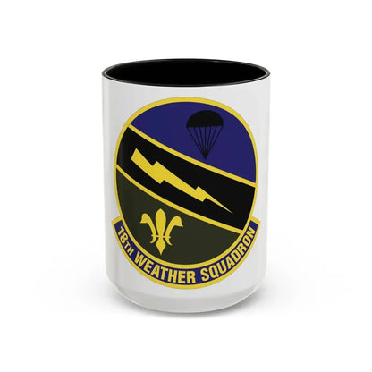 18 Weather Squadron ACC (U.S. Air Force) Accent Coffee Mug 15oz Black - Go Mug Yourself