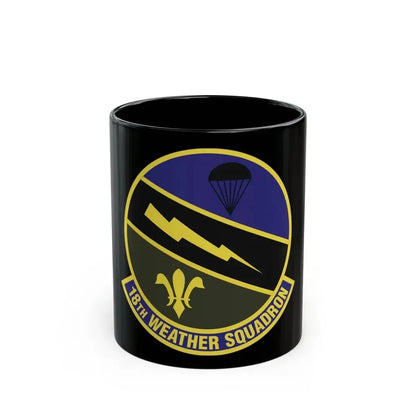 18 Weather Squadron ACC (U.S. Air Force) Black Coffee Mug 11oz - Go Mug Yourself