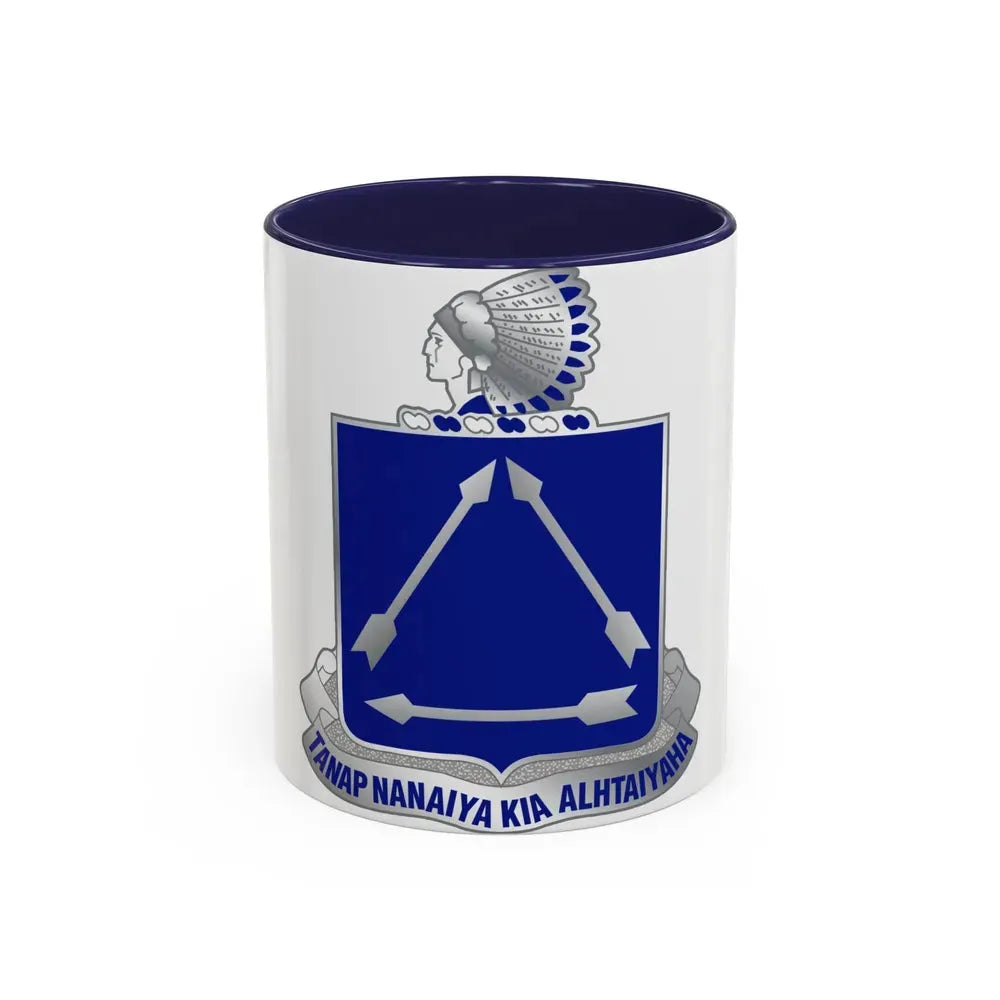 180 Cavalry Regiment (U.S. Army) Accent Coffee Mug 11oz Navy - Go Mug Yourself