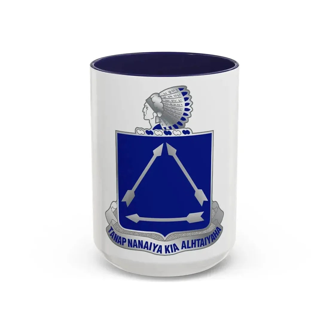 180 Cavalry Regiment (U.S. Army) Accent Coffee Mug 15oz Navy - Go Mug Yourself