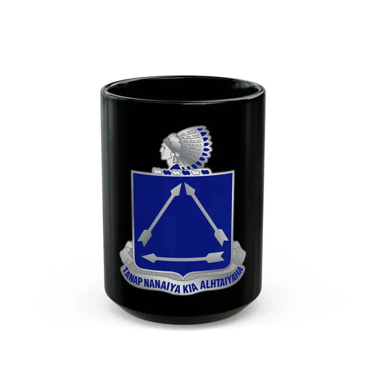 180 Cavalry Regiment (U.S. Army) Black Coffee Mug 15oz - Go Mug Yourself