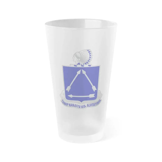 180 Cavalry Regiment (U.S. Army) Frosted Pint Glass 16oz Default Title - Go Mug Yourself