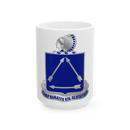 180 Cavalry Regiment (U.S. Army) White Coffee Mug 15oz - Go Mug Yourself