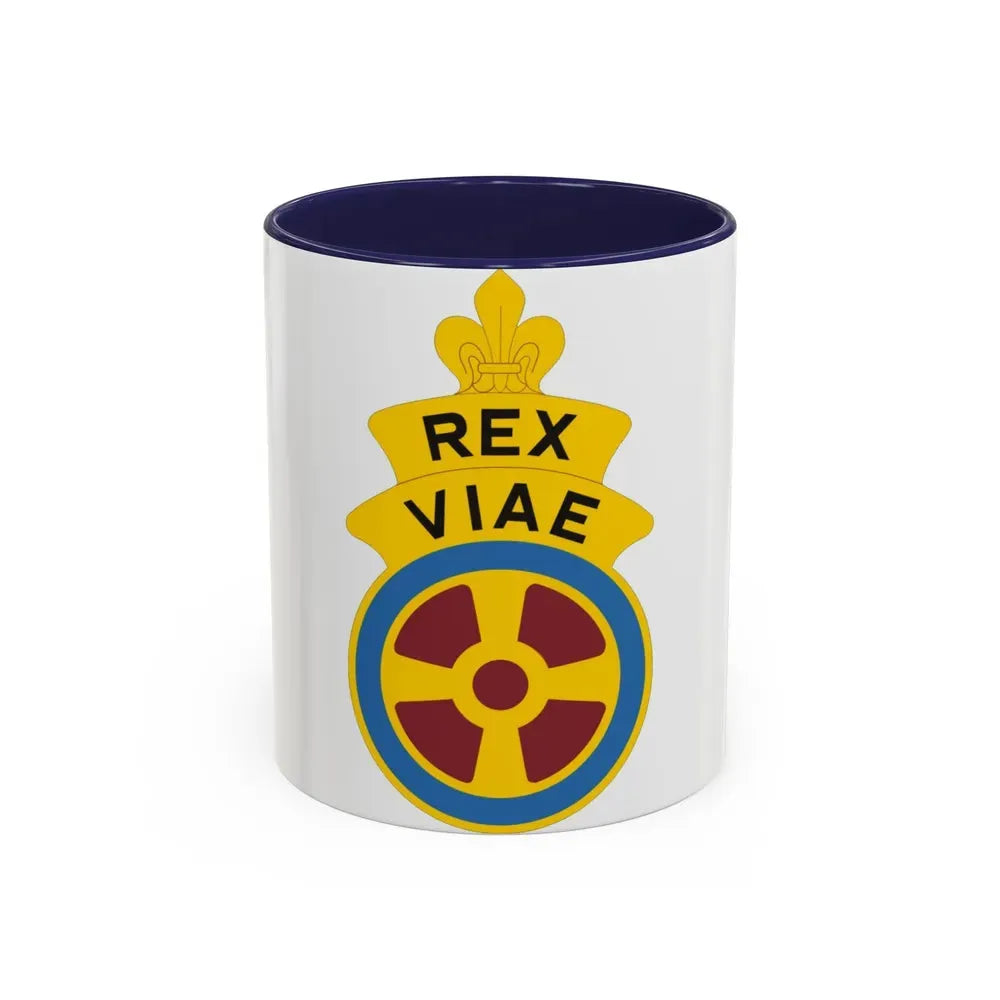 180 Transportation Battalion (U.S. Army) Accent Coffee Mug 11oz Black - Go Mug Yourself