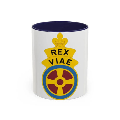 180 Transportation Battalion (U.S. Army) Accent Coffee Mug 11oz Black - Go Mug Yourself