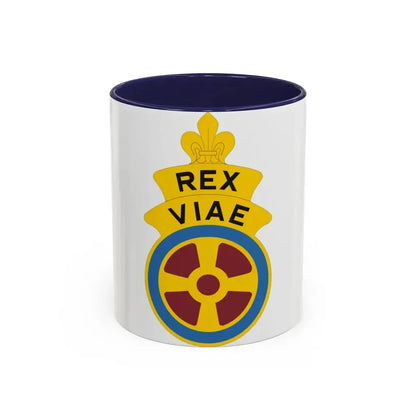 180 Transportation Battalion (U.S. Army) Accent Coffee Mug 11oz Black - Go Mug Yourself