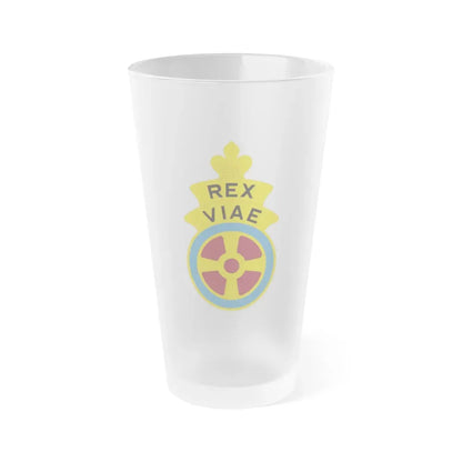 180 Transportation Battalion (U.S. Army) Frosted Pint Glass 16oz Default Title - Go Mug Yourself