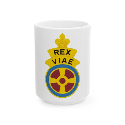 180 Transportation Battalion (U.S. Army) White Coffee Mug 15oz - Go Mug Yourself