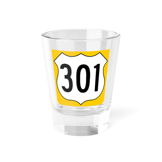 US 301 FL reversed (Florida) (Road Sign) Shot Glass 1.5oz