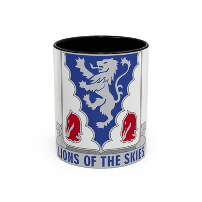 Tasse à café décorative du 401e régiment d'infanterie de planeurs (armée américaine)