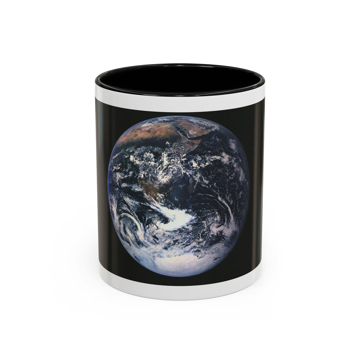 Space - Earth from Space (1973) (Map) Accent Coffee Mug