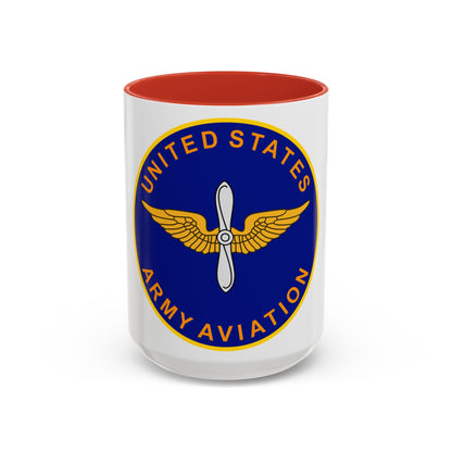 United States Aviation Branch (U.S. Army) Accent Coffee Mug