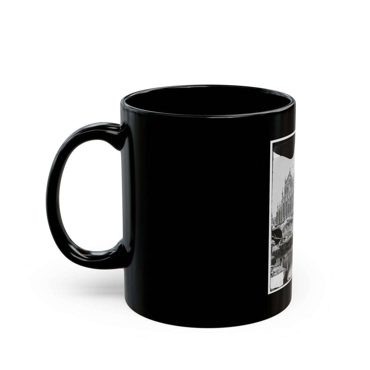 Charleston, S.C. Cathedral Of St. John And St. Finbar; Another View (U.S. Civil War) Black Coffee Mug