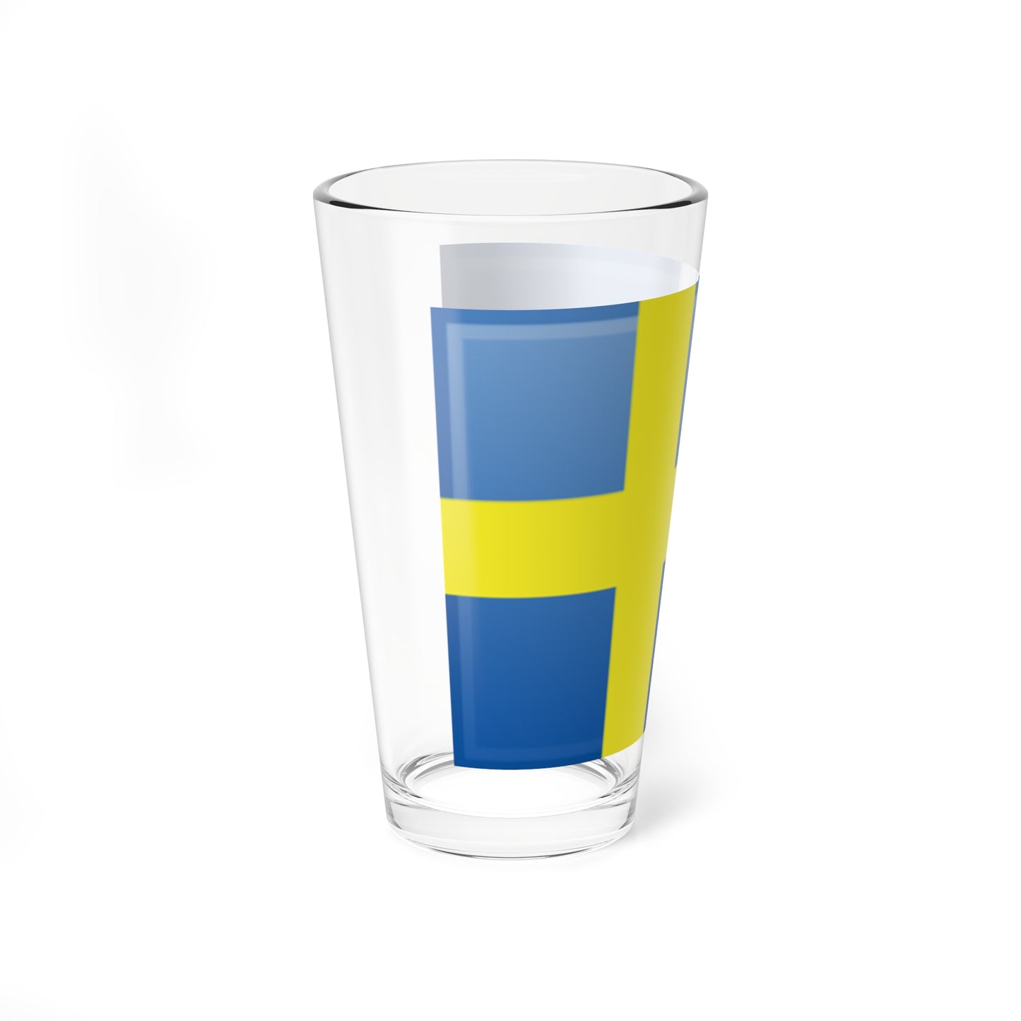 Swedish Flag-1 (Sweden) Pint Glass 16oz