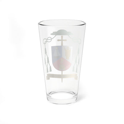 Escudo de Francisco Cerro Chaves obispo (Spain) (Coat of Arms) Pint Glass 16oz